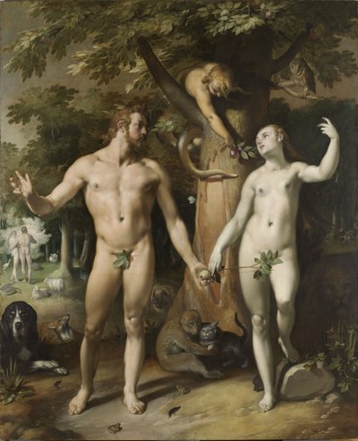The Fall of Man by Cornelis van Haarlem